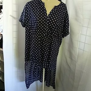 French Laundry Navy blue shirt